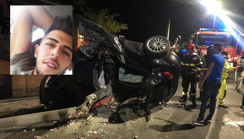 Il boato in piena notte, schianto contro un palo: la vittima dell’incidente nel Catanese è Sebastiano Triscari