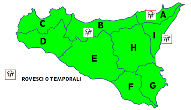 Meteo Sicilia, ancora vento forte e caldo: temporali a Catania, Messina e Palermo