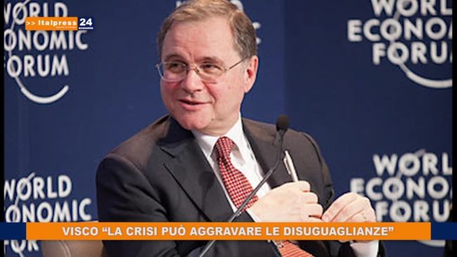 Visco “La crisi può aggravare le disuguaglianze”
