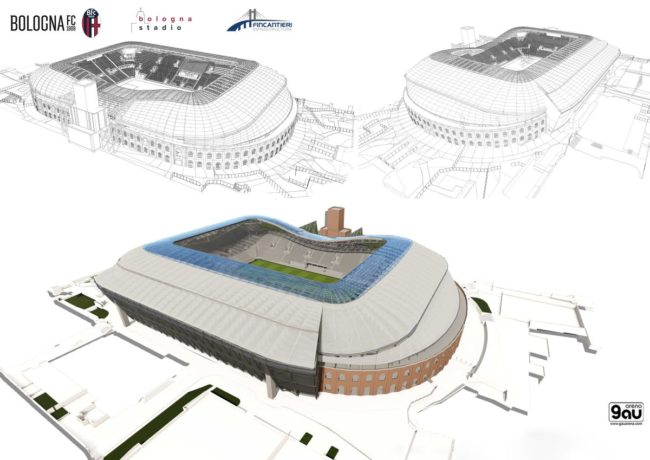 Accordo Bologna Stadio-Fincantieri Infrastructure per il nuovo Dall'Ara