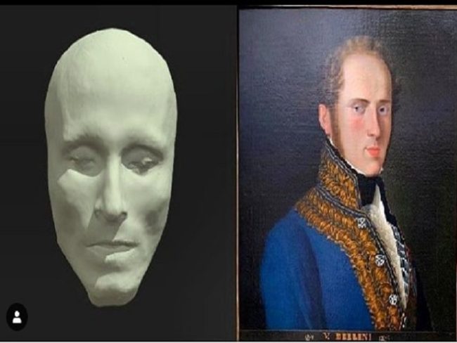 Gruppo di ricercatori dell’Università di Catania ricostruisce il volto di Vincenzo Bellini