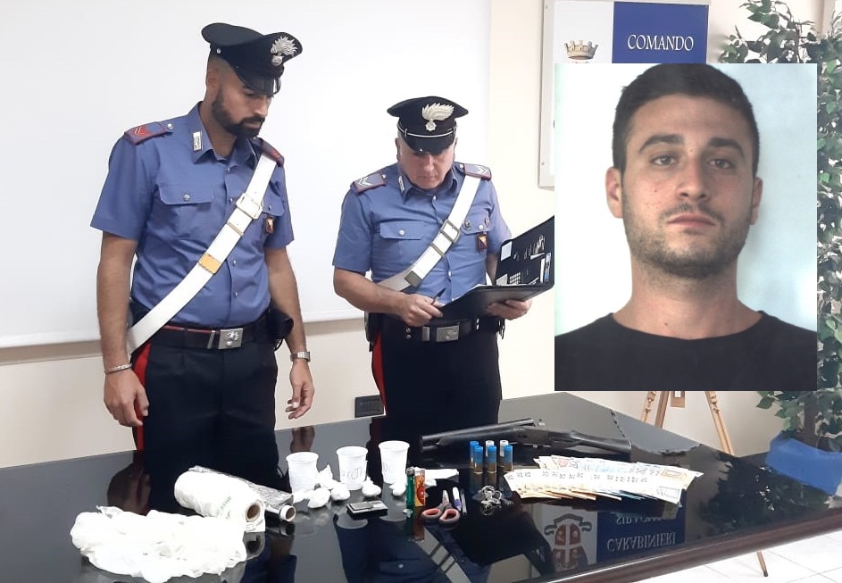 Spaccio, armi e munizioni: blitz nel quartiere Borgata, arrestato Giuseppe Pappalardo
