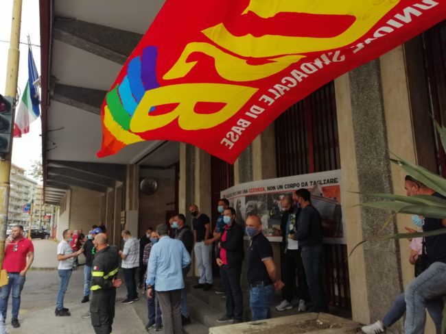 Catania, sciopero USB vigili del fuoco in via Cesare Beccaria: le ragioni della protesta
