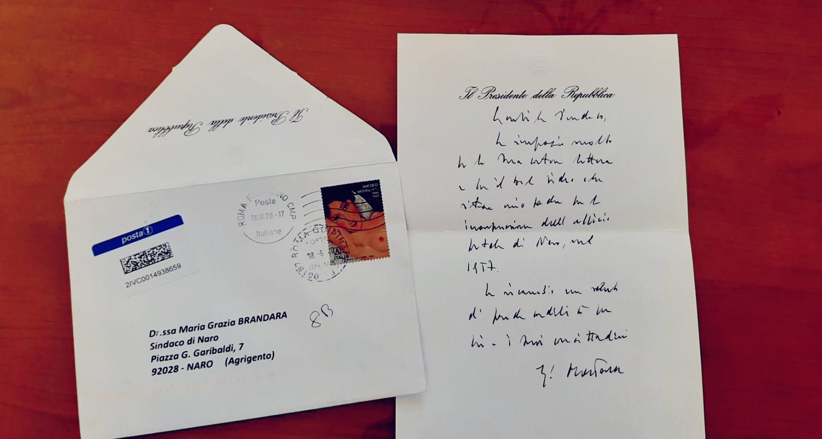 Il sindaco scrive, Mattarella risponde: “Lettera interamente di suo pugno, ci riempie di orgoglio”