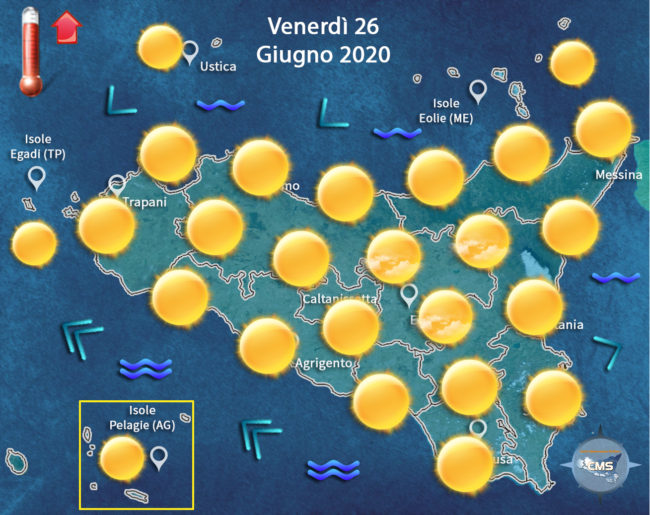 Meteo, l’estate entra a pieno regime in Sicilia: temperature in aumento fino a 31 gradi