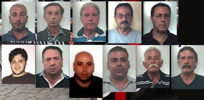 Operazione “Alastra”, ecco le FOTO degli 11 ARRESTATI nel blitz dei carabinieri