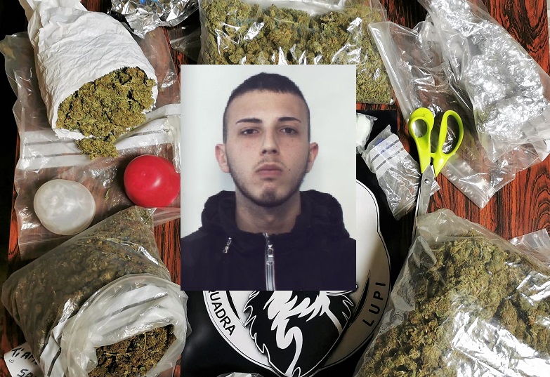 Catania, caccia grossa a San Cristoforo: cocaina, “erba” e crack, arrestato giovane pusher