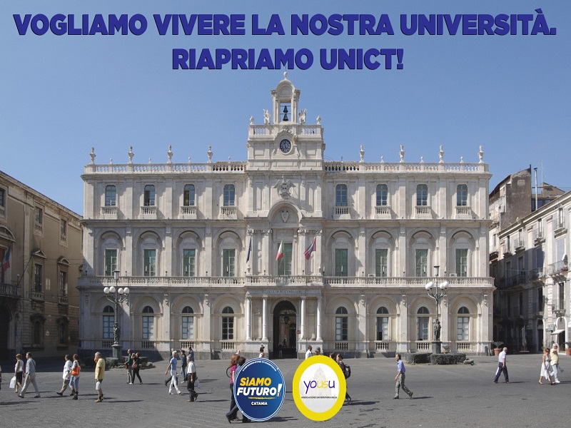 Riapertura università: Siamo Futuro Catania e Yousu Ragusa inviano lettera al rettore Priolo