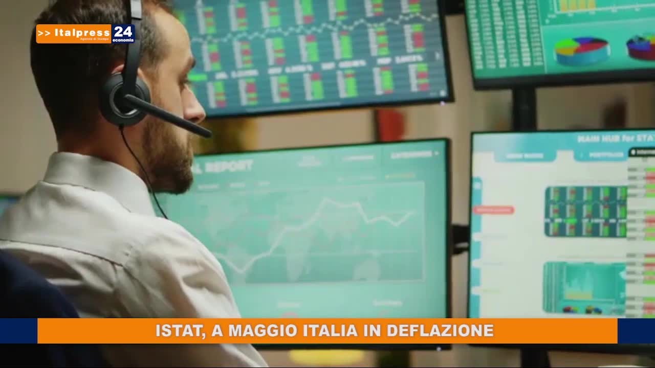 Istat, a maggio Italia in deflazione