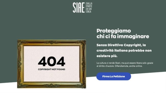 Siae “Recepire subito direttiva Ue sul copyright”