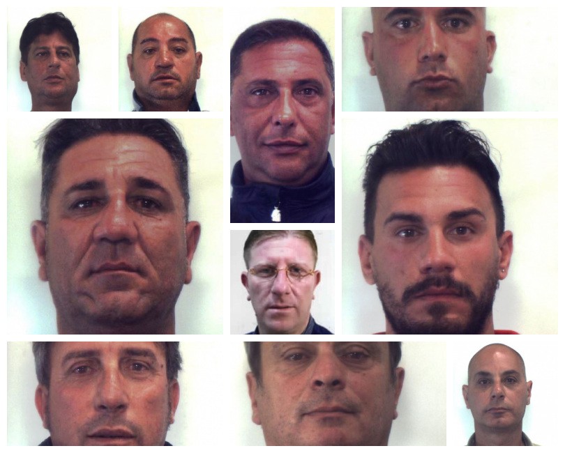 Operazione “Teneo”, ecco i NOMI e le FOTO dei 10 arrestati