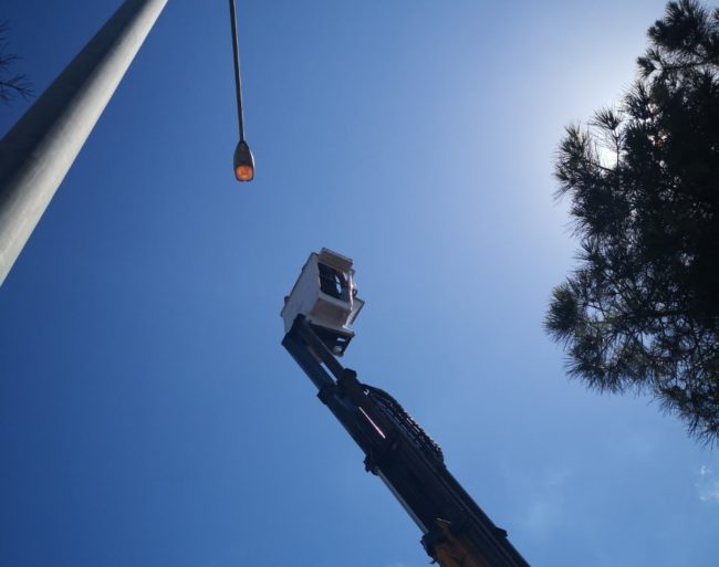 AMG Energia, ripristinati oltre 100 punti di illuminazione pubblica: focus su viale Regione Siciliana