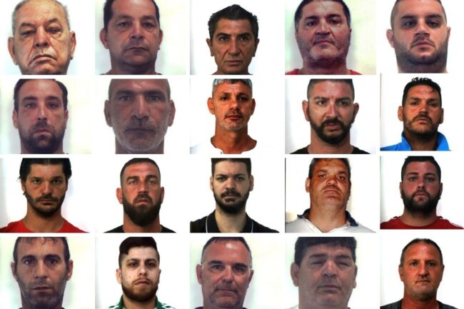 Operazione “Stele”, dalle estorsioni al traffico di droga: NOMI e FOTO dei 24 soggetti coinvolti