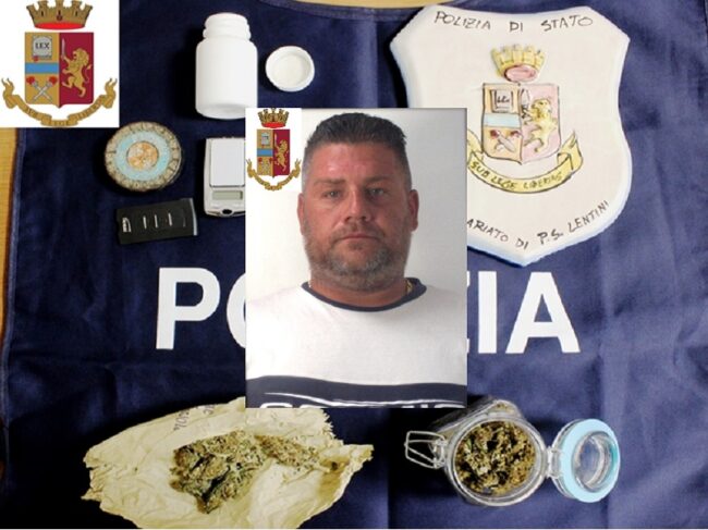 Trovato con cocaina, marijuana e denaro in casa: in manette Francesco Grasso