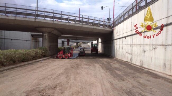 Nubifragio di Santa Rosalia, continuano senza sosta i lavori per il ripristino delle strade