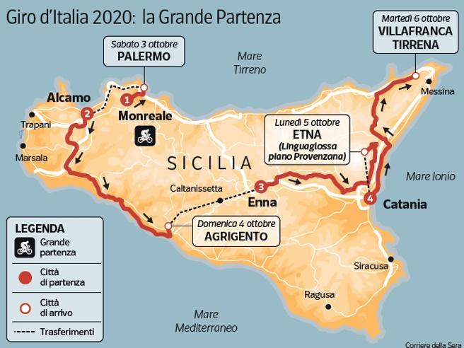 Giro d’Italia, si parte dalla Sicilia. Il sindaco di Monreale: “Questa volta la città vestirà la maglia rosa”