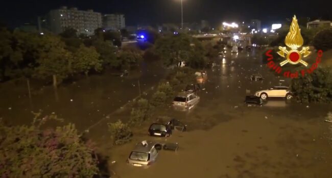 Maltempo choc a Palermo, il giallo della coppia annegata: “Nessuna vittima accertata”