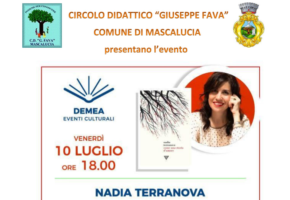 Il CD FAVA e il comune di Mascalucia incontrano la scrittrice Nadia Terranova