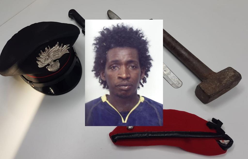 Migrante violento di nuovo “protagonista”, minaccia 51enne del Catanese e tenta di ferire agente