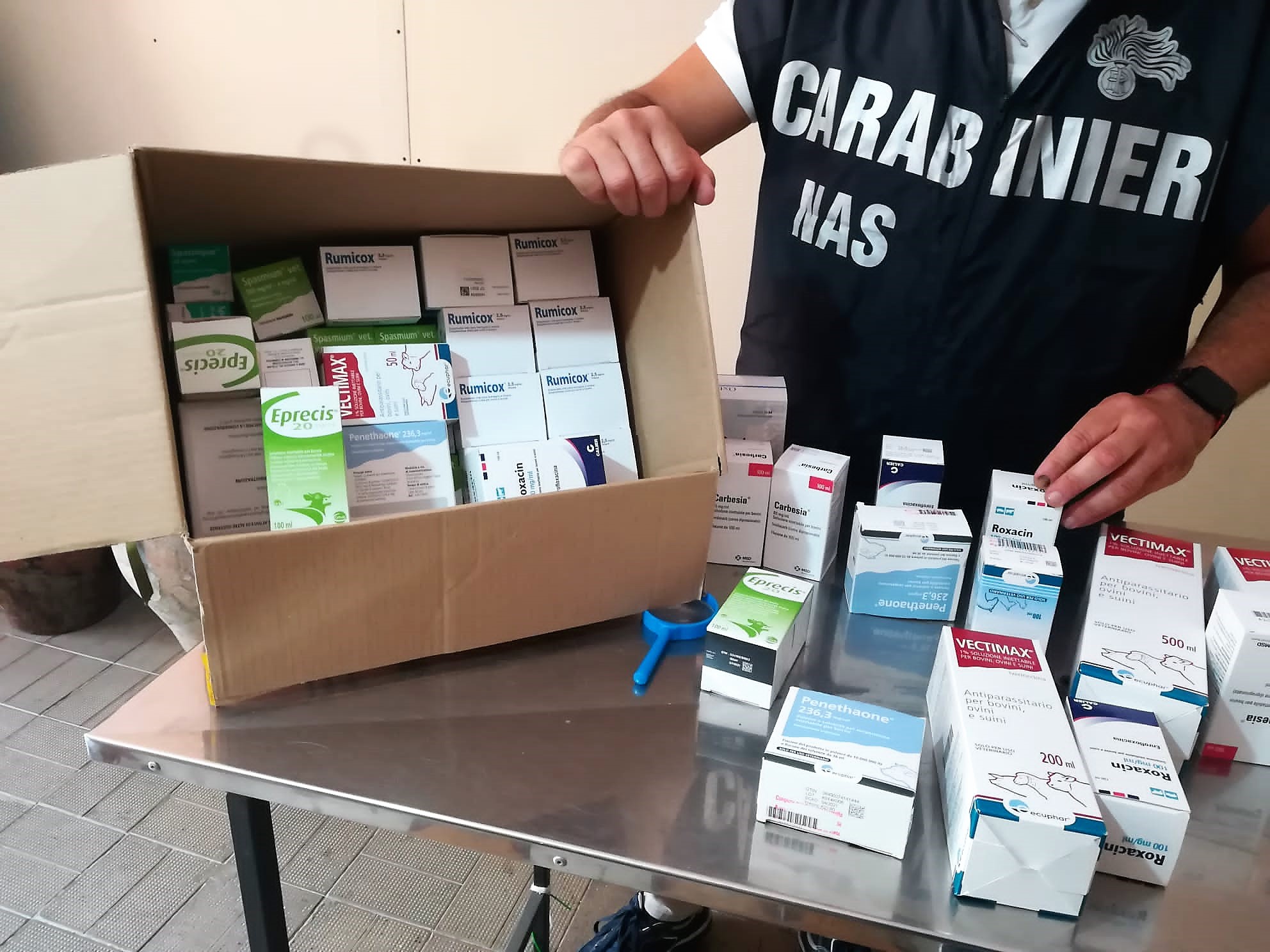 Siringhe e farmaci “clandestini”, blitz dei Nas in azienda agricola di Catania: denunciato un veterinario