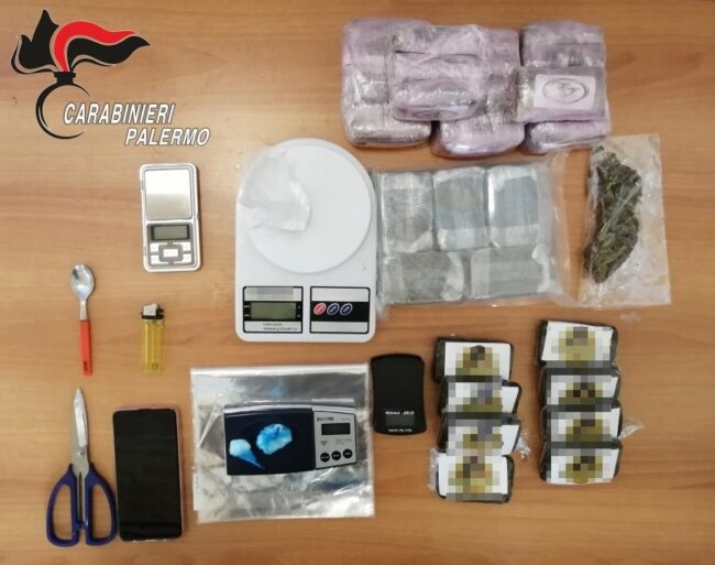 Servizio antidroga, perquisizione domiciliare nel quartiere Ballarò: scoperta “casa dello spaccio”