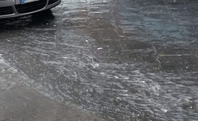 Nubifragio a Catania, situazione disastrosa per il IV municipio. Buceti: “Allarme da non sottovalutare” – FOTO
