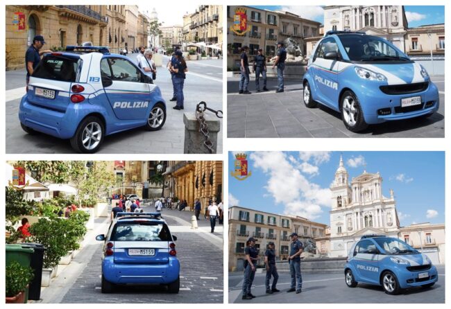 Smart confiscata alla criminalità organizzata: sarà utilizzata dalla polizia per il controllo del centro storico
