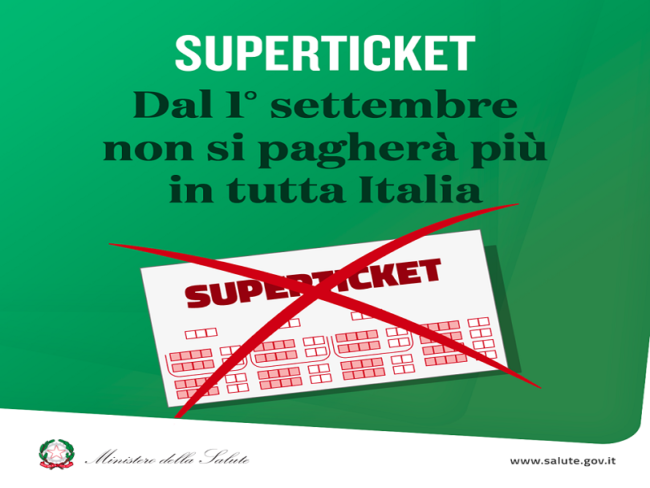Abolito il Superticket di 10 euro per visite diagnostiche e specialistiche, Speranza: “Norma in vigore dal 1° settembre”