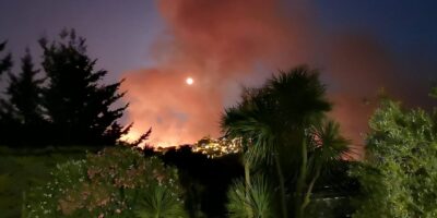 Incendi nel Palermitano: fuoco a Giuliana