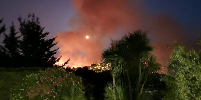Domenica “di fuoco” nel Palermitano: attivo piano operativo di supporto