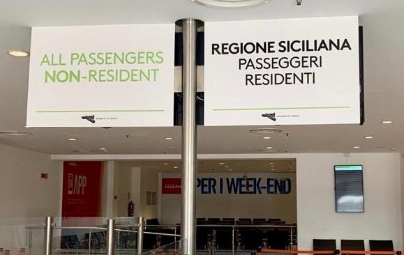Aeroporto di Catania: al via i tamponi per i turisti in arrivo da Grecia, Spagna, Croazia e Malta