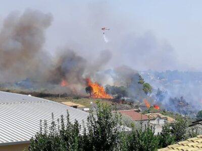 Incendio Noto 17 agosto 2020