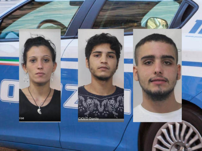 Prima si fanno prestare cellulare da dipendente, poi armati di coltello e pistola rapinano bar: arrestati 2 giovani e una ragazza
