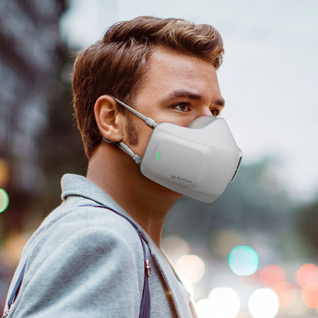 PuriCare Wearable Air Purifier: la “smart mask” di LG per combattere la pandemia