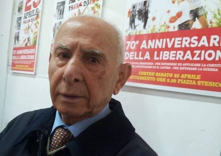 Santino Serranò, l’ultimo partigiano catanese si è spento a 97 anni. Anpi Sicilia: “Figura integerrima”