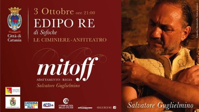 Finalmente a Catania Salvatore Guglielmino in “Edipo re”