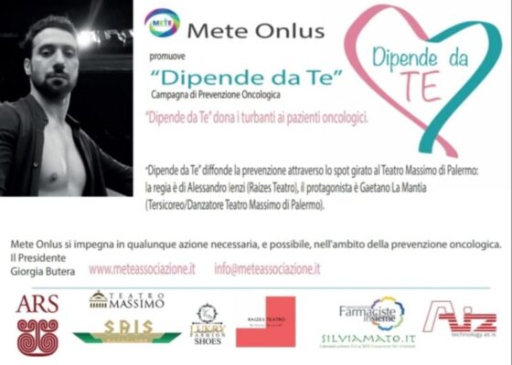 “Dipende da Te”, campagna di prevenzione Oncologica: Mete Onlus protagonista