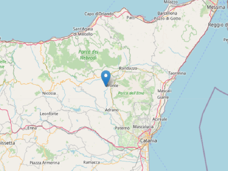 Trema la terra nel Catanese, scossa di magnitudo 3.1: sisma registrato alle 7,30