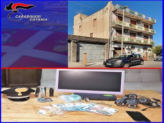 Catania, in via Palermo lo “stabile della droga”: i militari si sostituiscono al pusher, spacciatore in manette