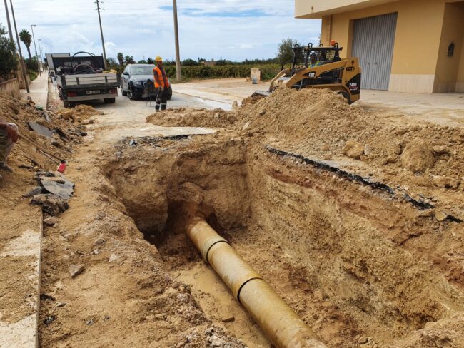 Marsala a secco dopo la rottura della condotta principale dell’acqua: Comune presente denuncia