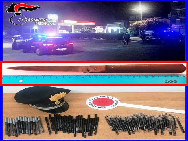 Controlli nel Catanese, dall’incidente causato al possesso di un arma: diverse denunce