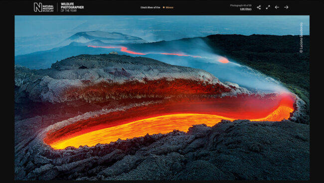 Fotografo veneto vince il premio di fotografia più prestigioso al mondo: Etna protagonista dello scatto