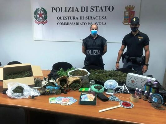 Casa “arredata” per la produzione di marijuana: arrestata donna, sequestrati 2 chili di droga