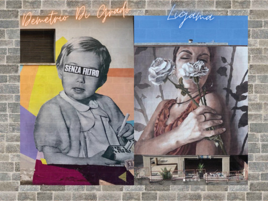 Muri come “tele bianche”, la street art a Catania raccontata da Demetrio Di Grado e Ligama – FOTO