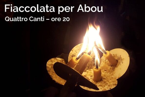 Una fiaccolata per Abou… così si muore a 15 anni dopo un viaggio in mare, le torture subite e la quarantena
