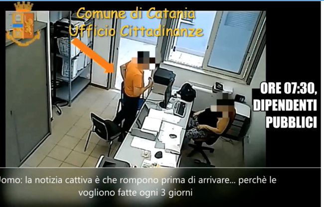 Catania, operazione “Tudo incluido” in corso: impiegati del Comune etneo favorivano immigrati