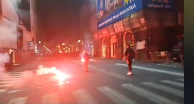 Catania contro Dpcm: “Protesta pacifica rovinata da un gruppetto di violenti”, la testimonianza di Pietro Crisafulli