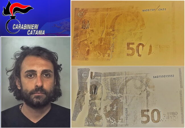 Catania, coppia paga con 50 euro falsi alle “Porte di Catania”: incastrati dalle telecamere
