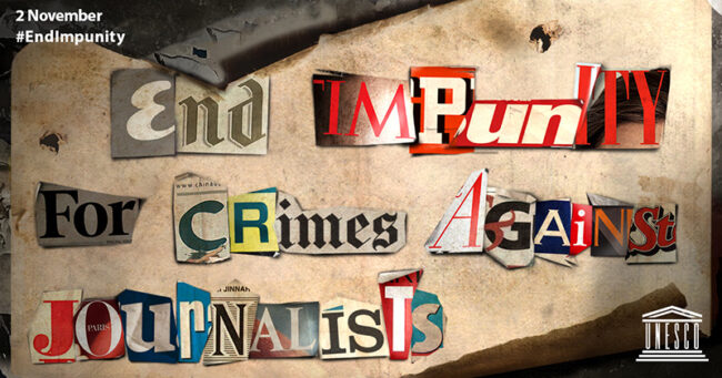 Giornata internazionale per mettere fine all’impunità dei crimini contro i giornalisti, oltre mille gli assassinati dal 2016: “Perdiamo la capacità di essere informati”
