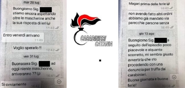 Catania, truffa a un farmacista di corso Italia: paga più di 300 euro per le mascherine ma non arrivano